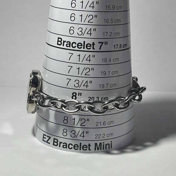 Florida Gators NCAA Heart Stainless Steel Bracelet Watch by Game Time NEW - Picture 4 of 4